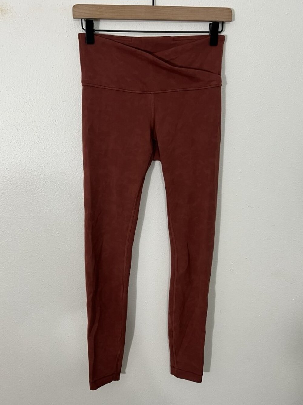 Lululemon Always On High Rise Tight 28” Sky Wash Print Rustic Clay Size 6